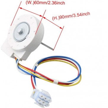 WR60X10185 Evaporator Fan Motor Fit for General Electric Hotpoint WR60X10154 WR60X10043
