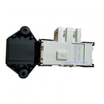 Roller washing machine door switch